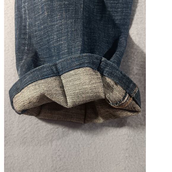 Levi’s 501 Men’s Jeans 33x23 Button Fly Straight Leg Blue Denim Red Tab Patch - Picture 3 of 10